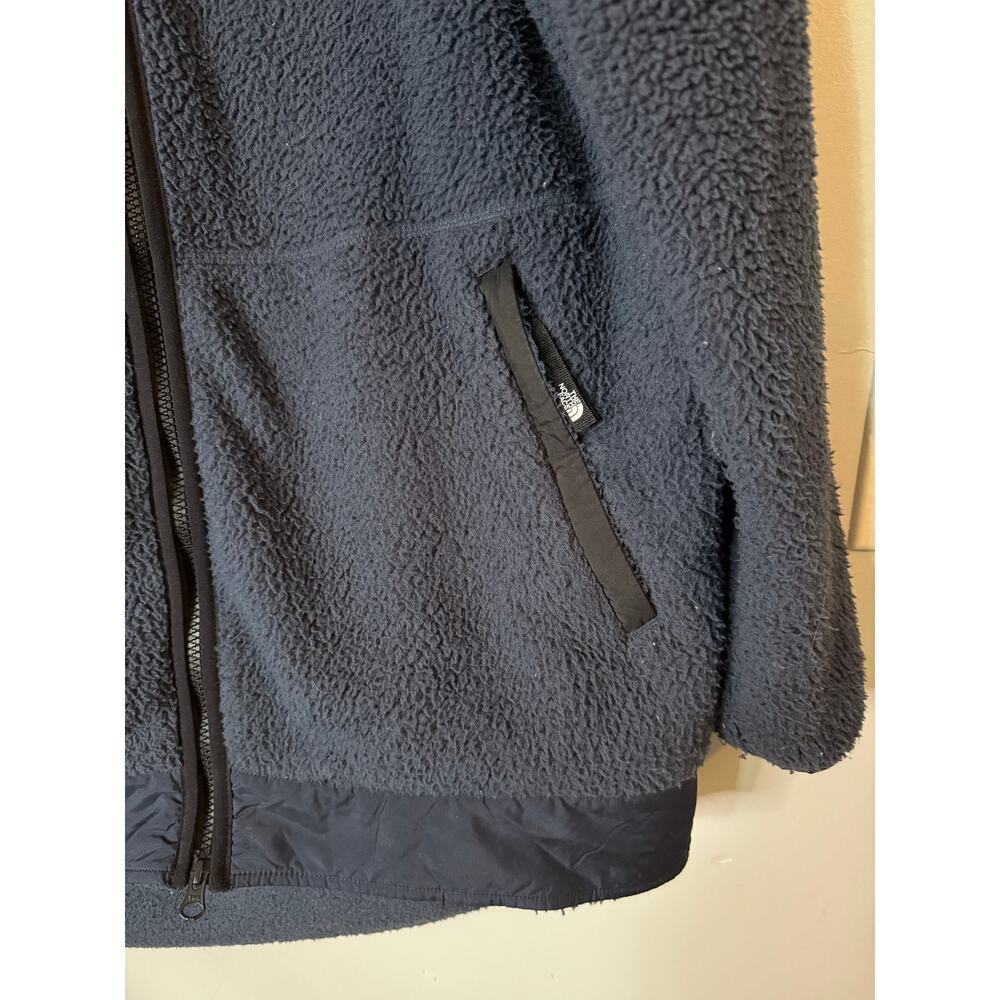 The North Face Dunraven Campshire Fleece Parka navy size large - Picture 4 of 11